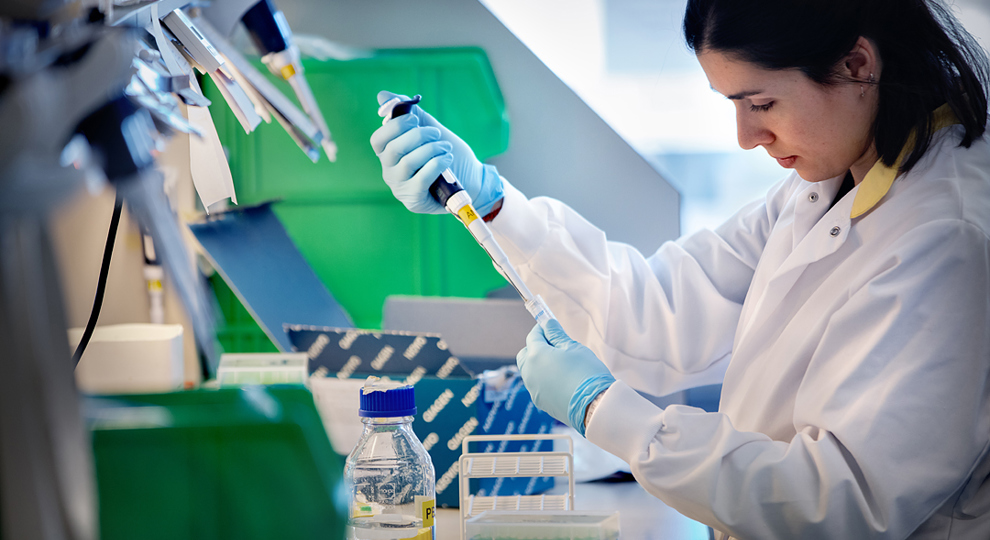 Onderzoeksfoto lab