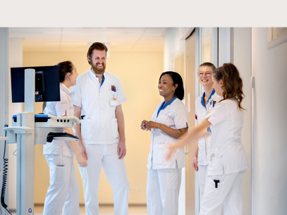 Banner Homepage verpleegkundigen in het Antoni van Leeuwenhoek